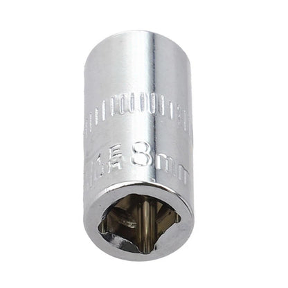 Set of 4 Socket Hexagon Sleeves 4-14mm Chrome Vanadium Steel Hex Keys