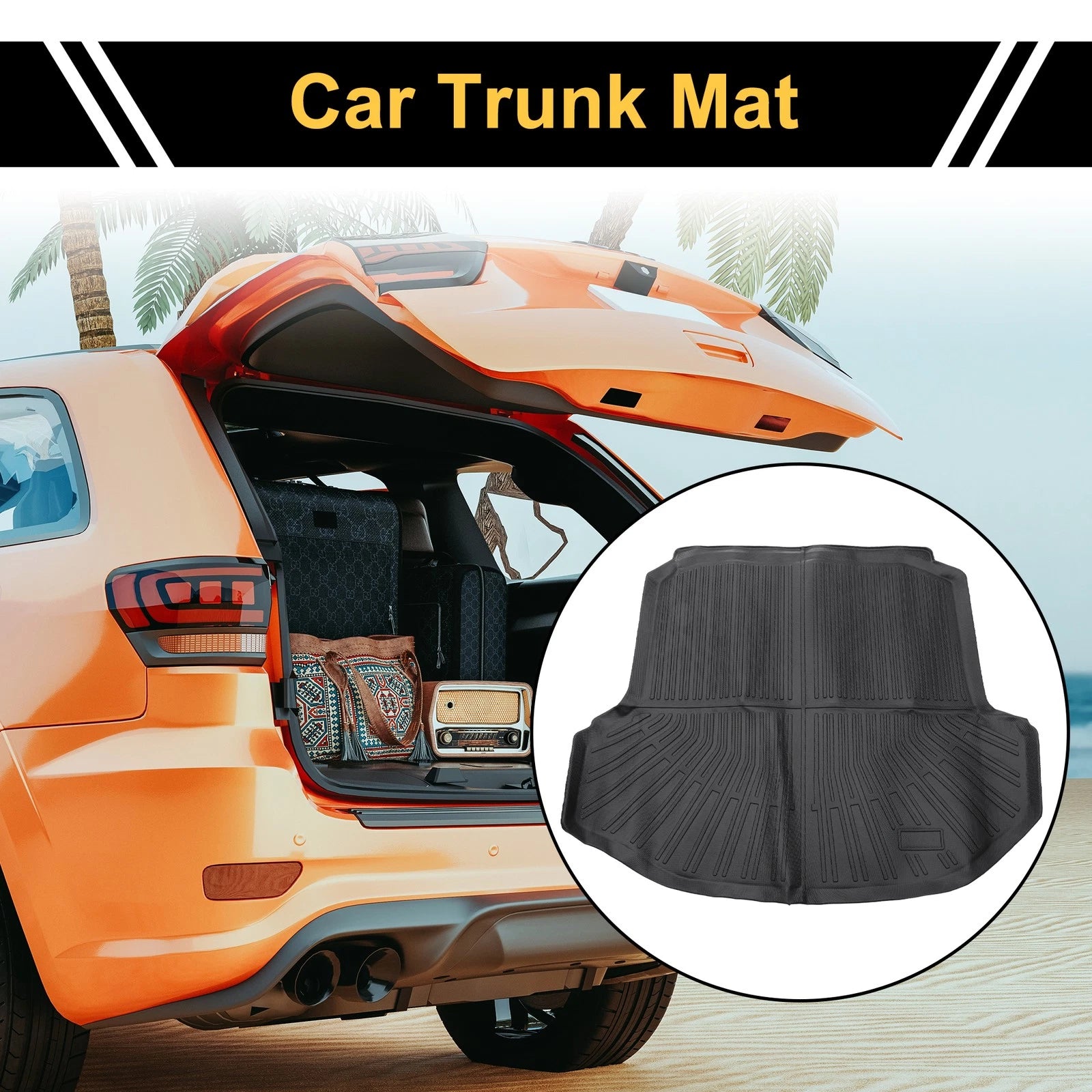 Cargo Liner Rear Trunk Mat Replacement for Volkswagen Jetta 2019–2024
