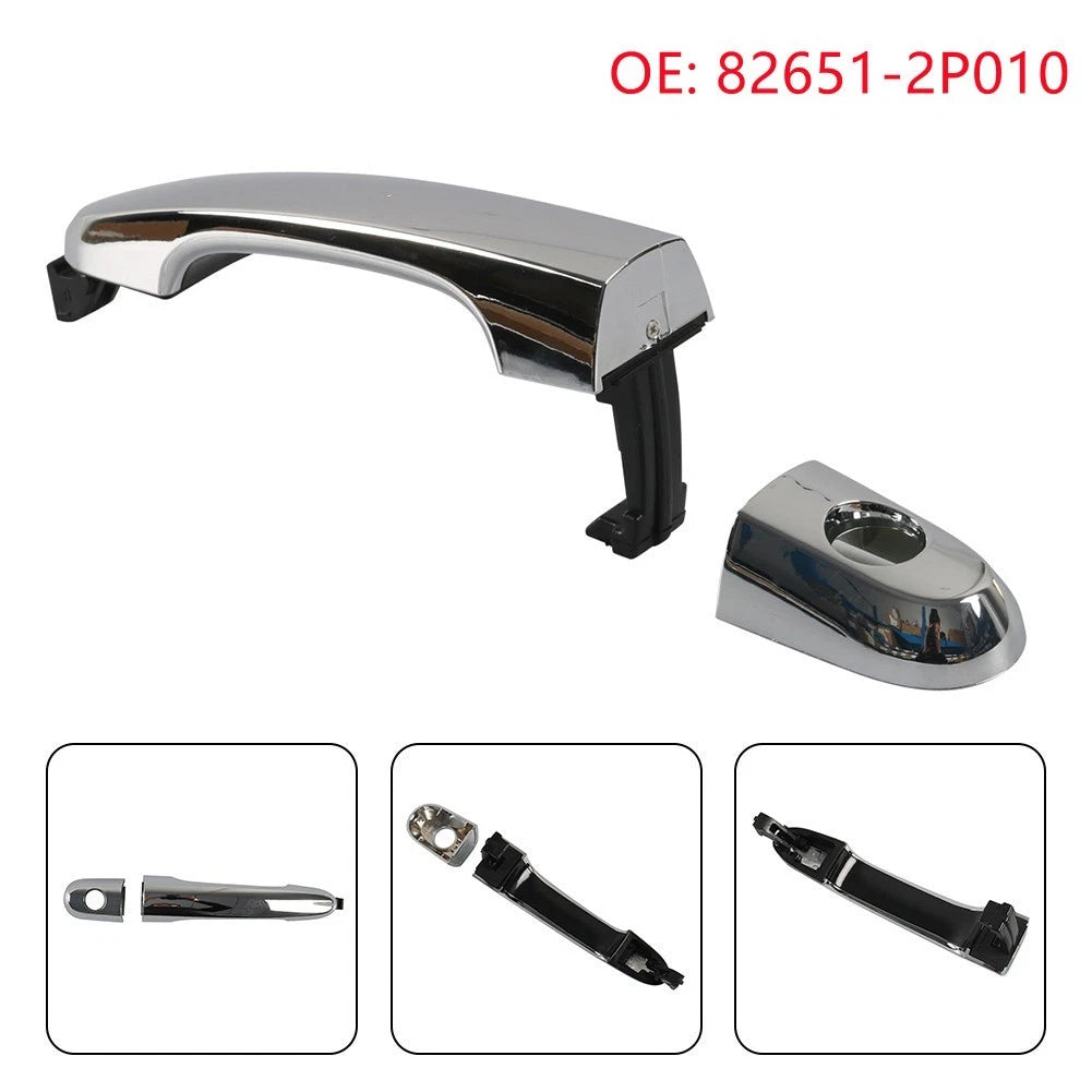 Front Left Driver Chrome Outside Door Handle for Kia (2011)