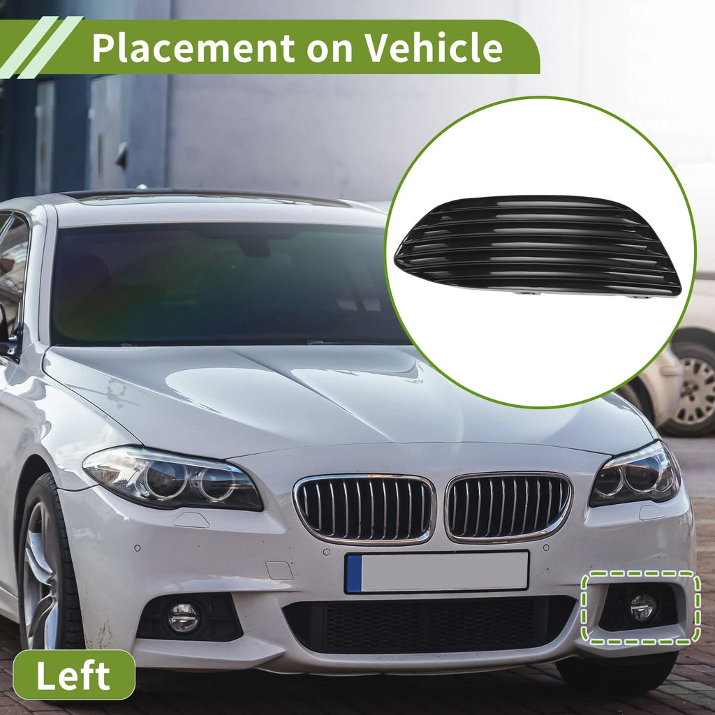 Front Left Fog Light Grill Replacement for Mercedes-Benz C-Class (2015–2018)