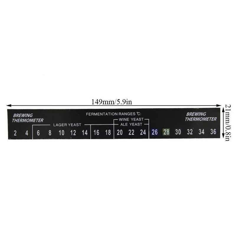 5pcs Set Digital LCD Thermometers for Fermentation Measures