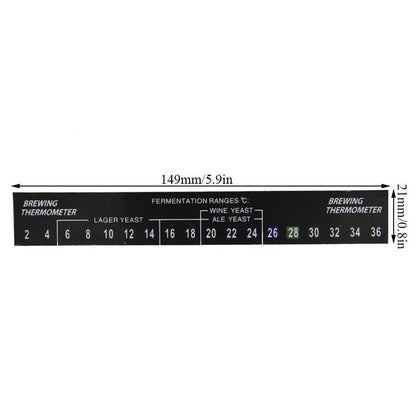 5pcs Set Digital LCD Thermometers for Fermentation Measures