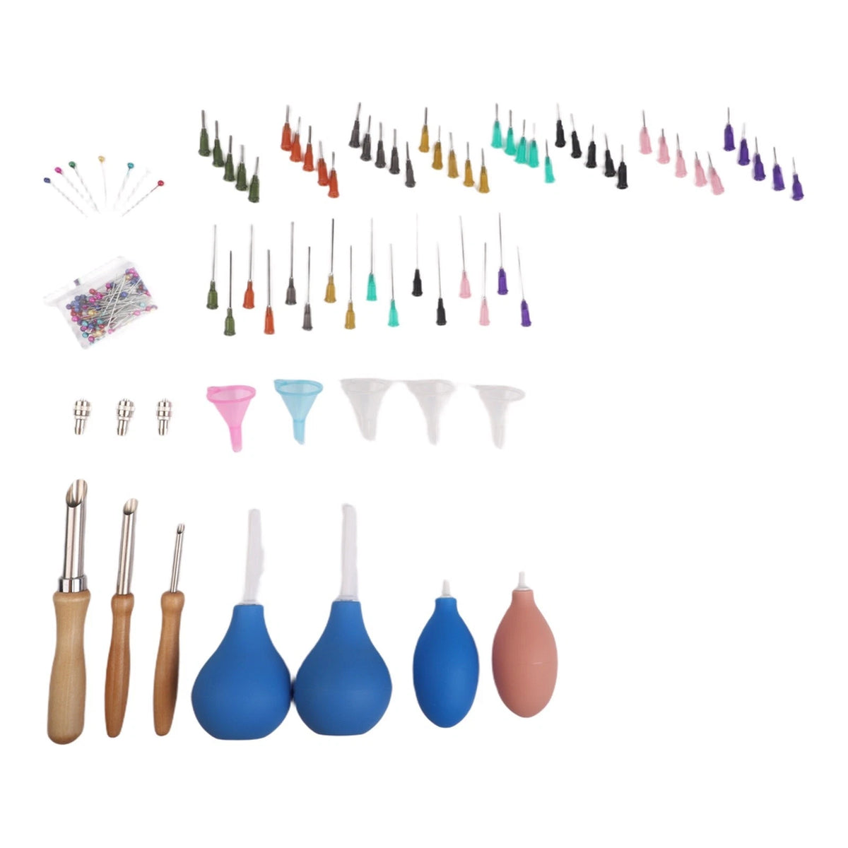 8-Piece Pottery Tool Set for Precise Glaze Application and Clay Art