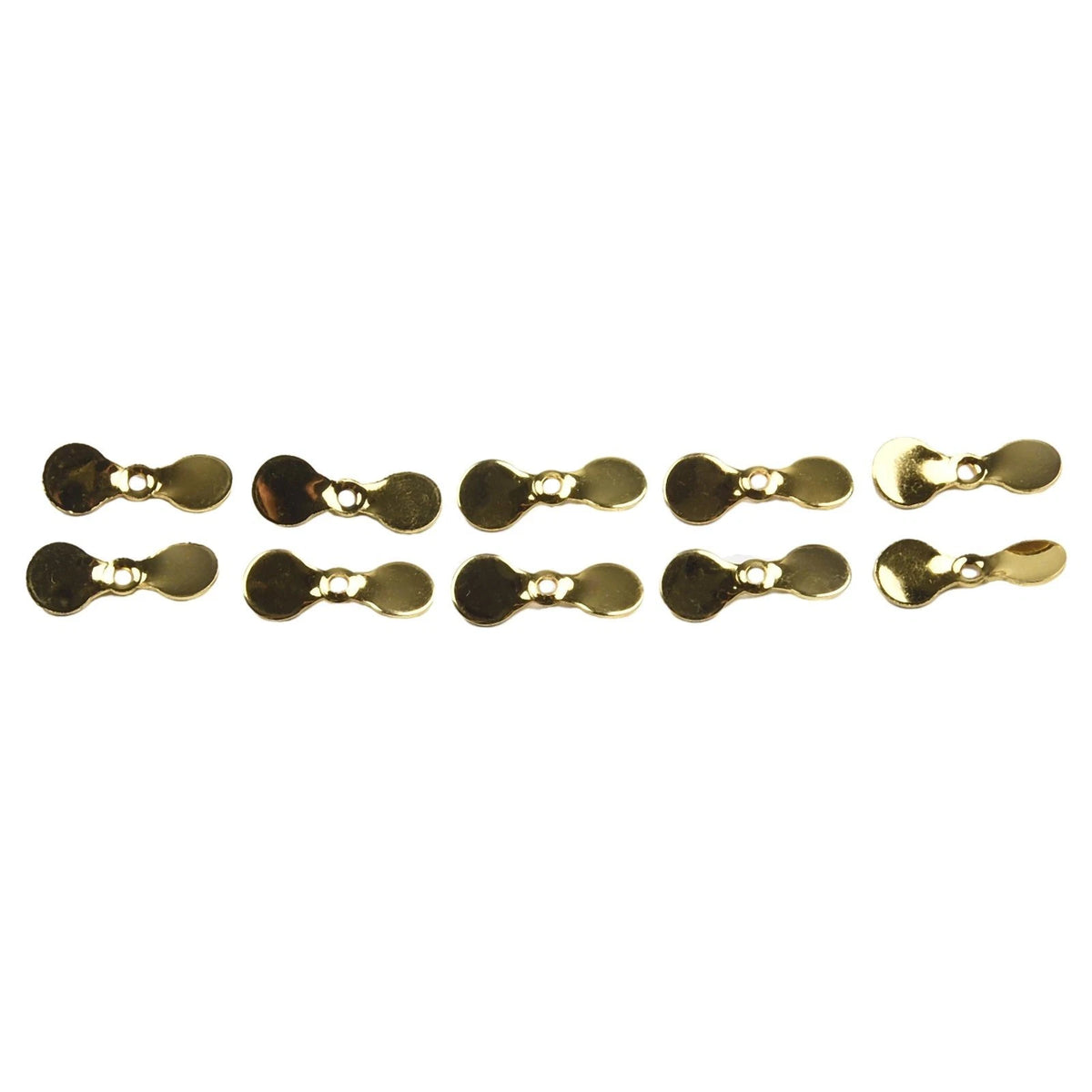 10pcs Reflective Propeller Blades for Fishing (Universal)