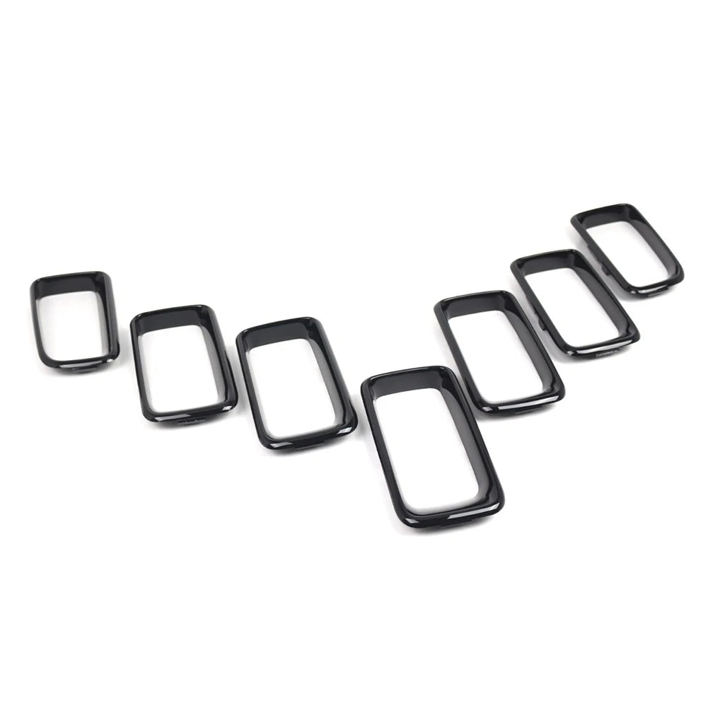 Grille Insert Cover Frame for Jeep Compass (2011–2017) Black
