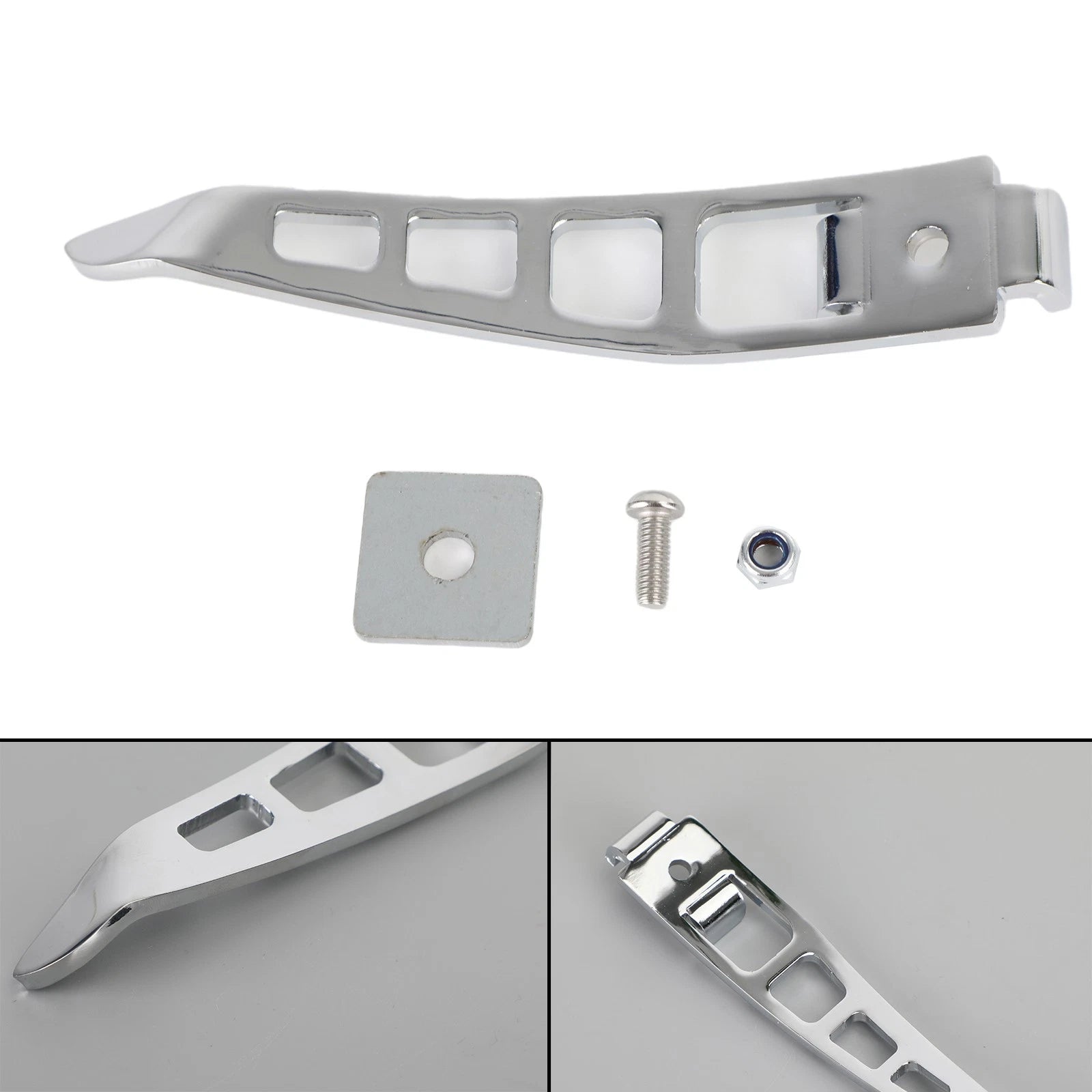 Chrome Kickstand Extension for Harley Dyna Low Rider (1993–2017)