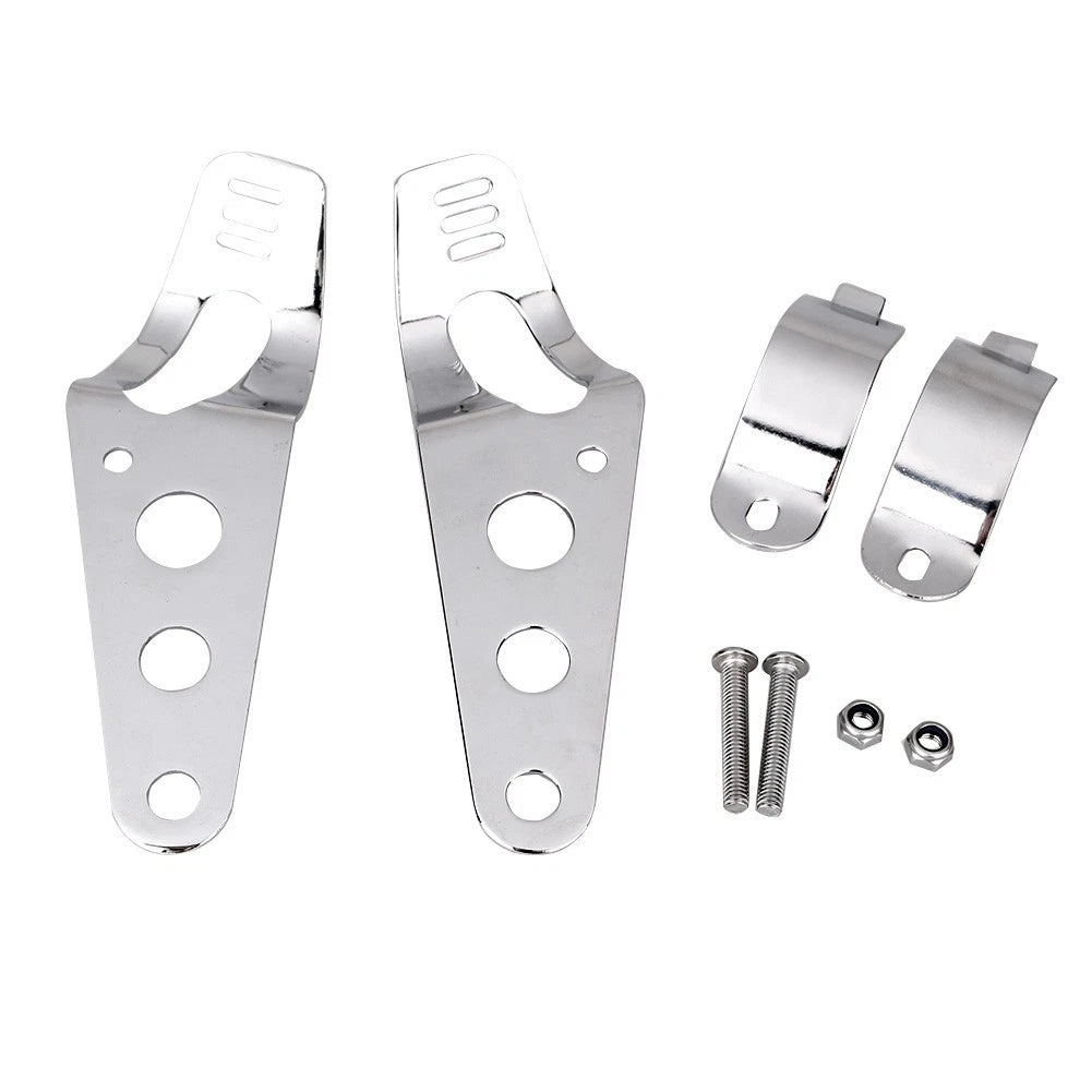 Head Lamp Holder Fork Kit for Suzuki Harley (Headlight Mounting Brackets)