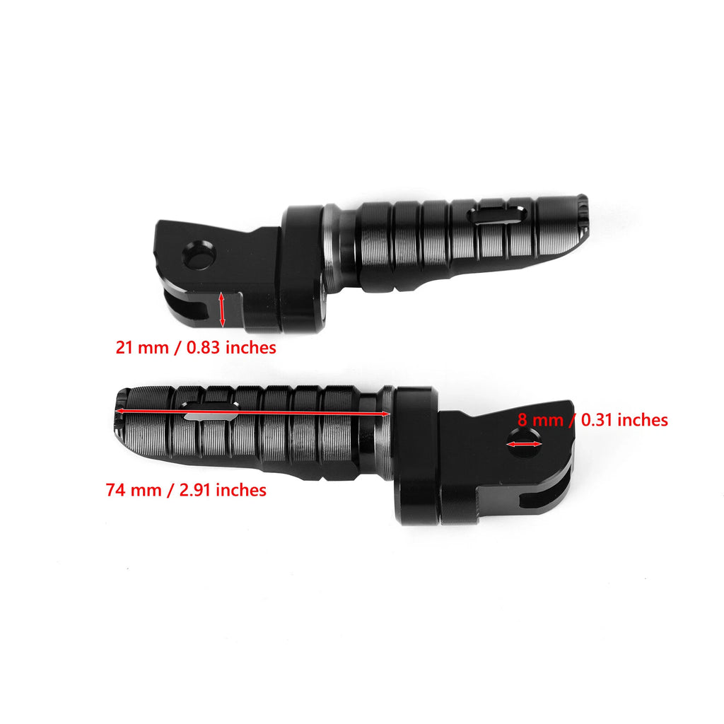 Front Footrests Foot Pegs for Husqvarna Vitpilen Svartpilen 250 401 (2019–2021)