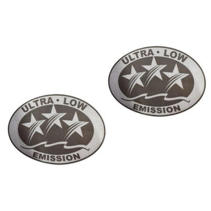 2XUltra Low Emission 3 Outboard Graphic Light Gray Sticker Decal Outboard Engine