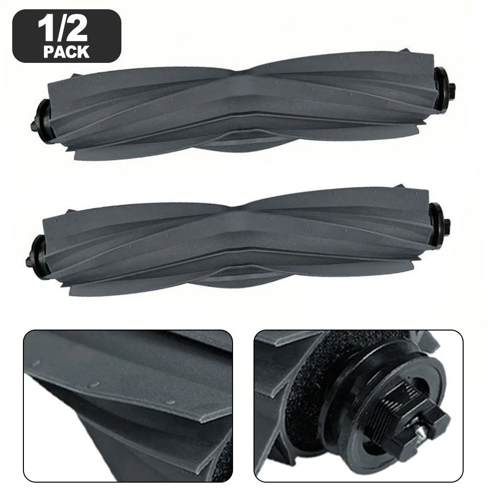Central Roller Brush for Homes with Pets - Nylon Plastic Bristles