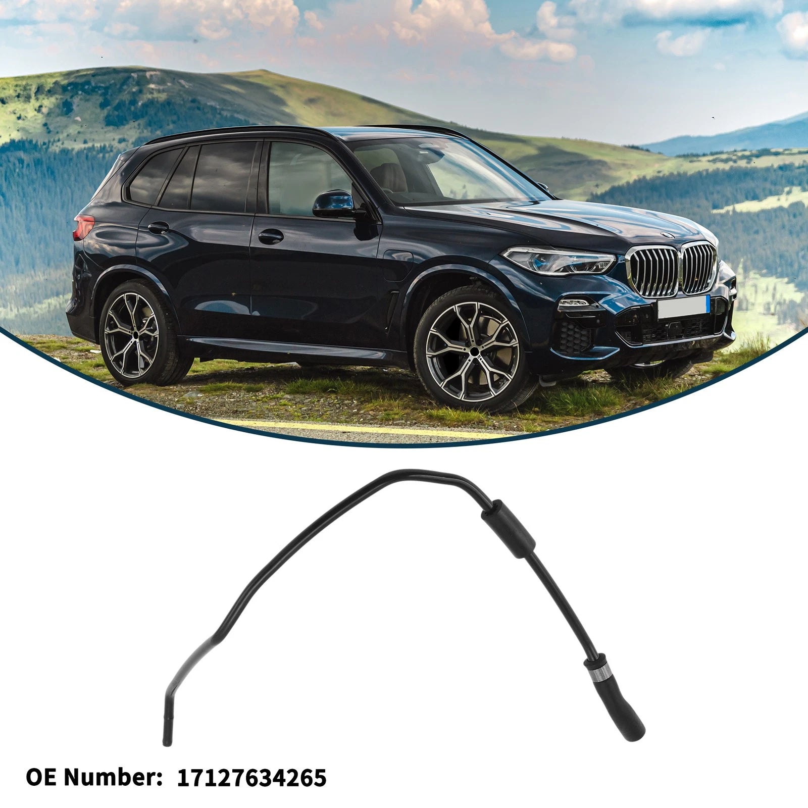 Radiator Hose Replacement for BMW X5 (2013–2017) Coolant Pipe Connection