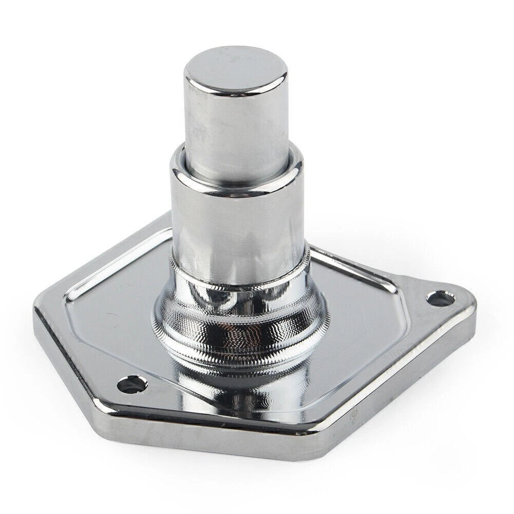 Chrome Solenoid Cover Starter Push Button for Harley Electra Glide (1991–2017)