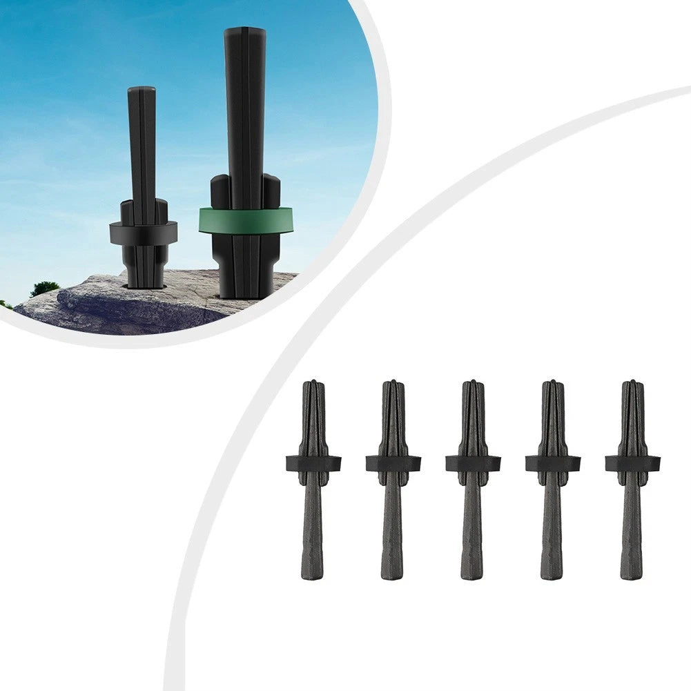 5pcs Stone Breaker Manual Splitter 125x14mm for Hard Stone and Concrete