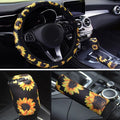 Steering Wheel Handbrake Gearshift Cover Set for