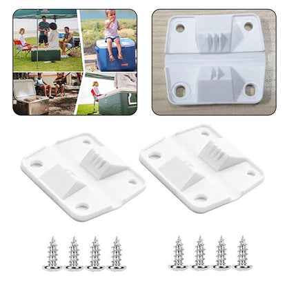 2X Cooler Plastic Hinges with 8 Screws for Reliable Repair Solution