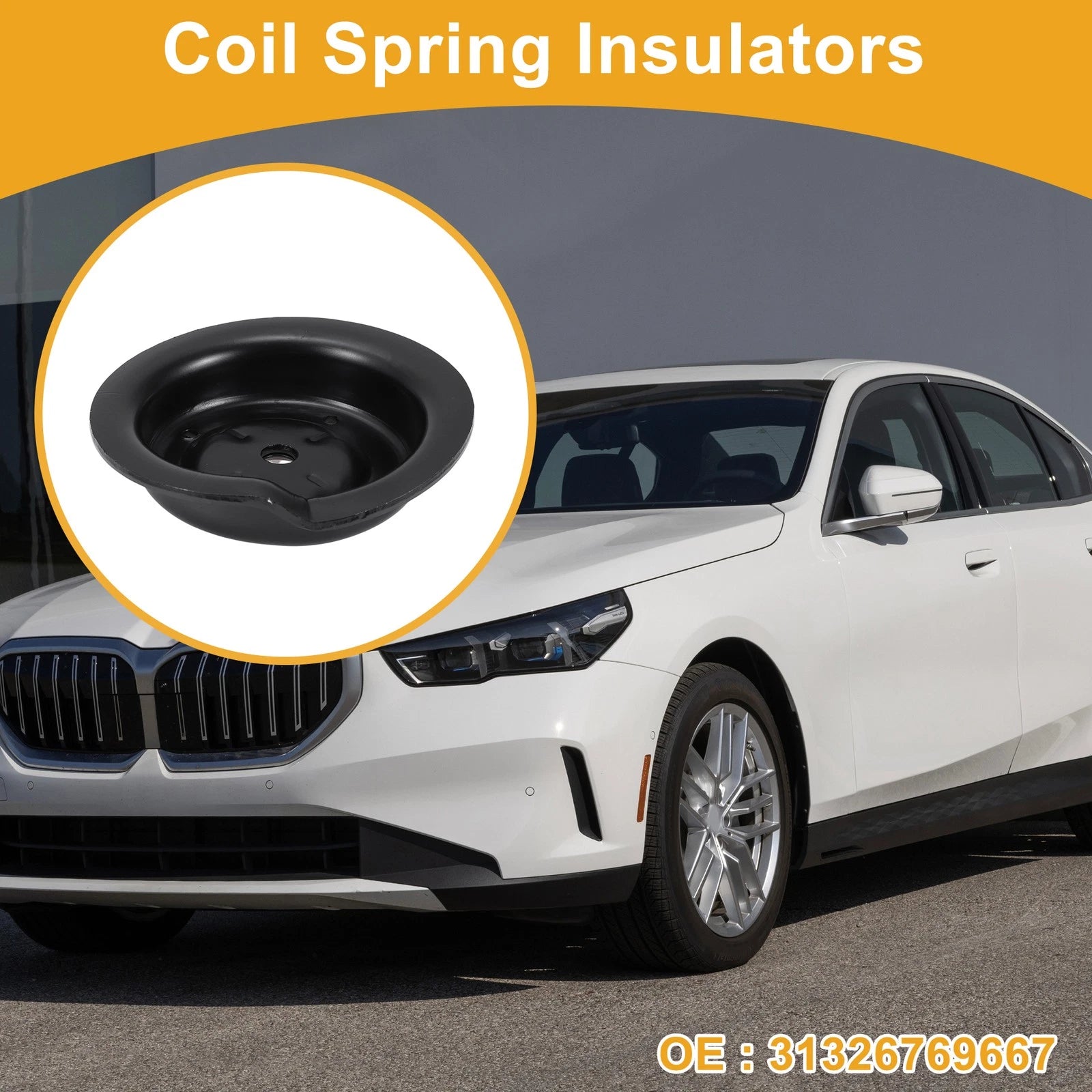 Upper Coil Spring Insulator Replacement for BMW E46 (1997–2006) Metal