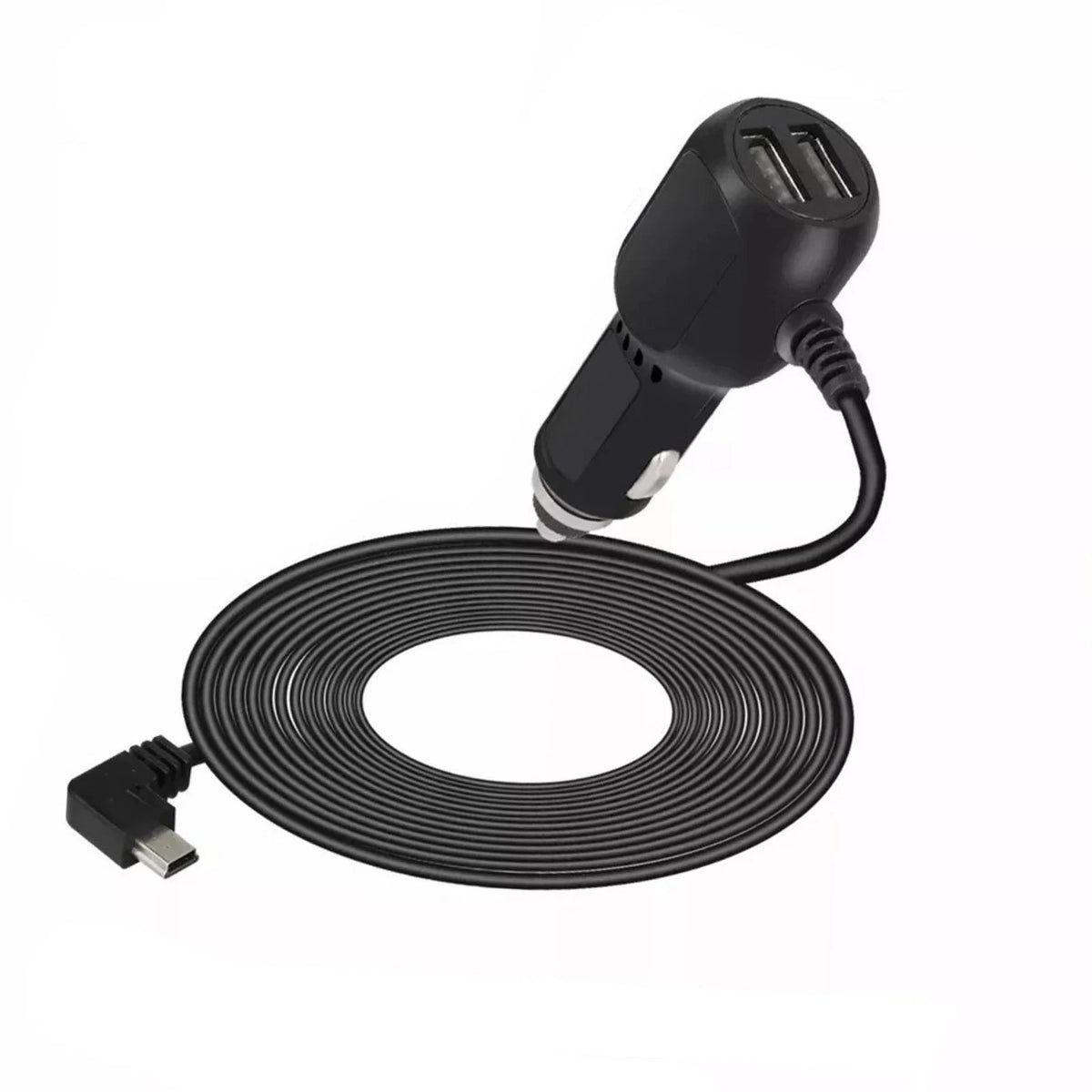 Blue LED Car Charger Cable for DVR Camera GPS (2010–2023)