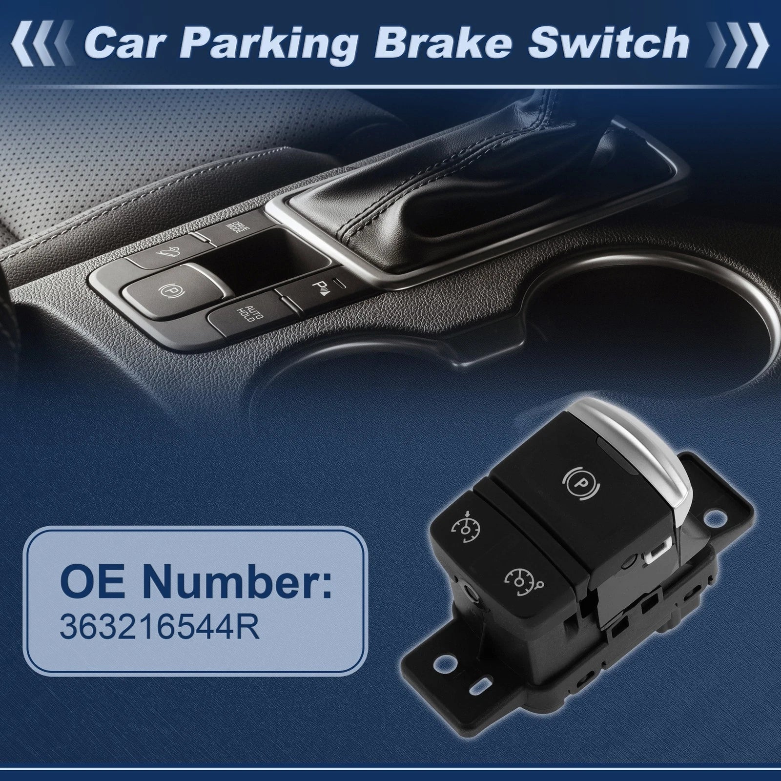 Handbrake Parking Switch for Renault Kadjar (2015–2015) 363216544R