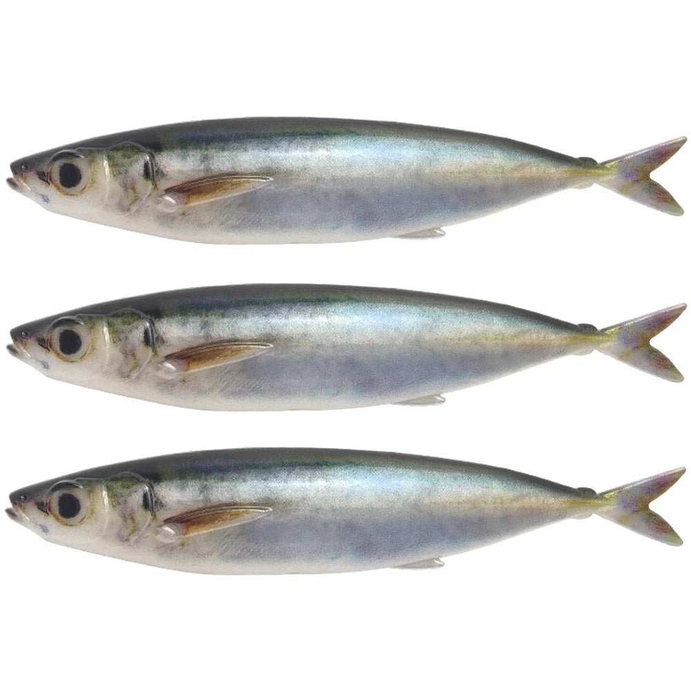 15cm Soft Mackerel Lure for Bass Trout Fishing (Flexible Silicone)