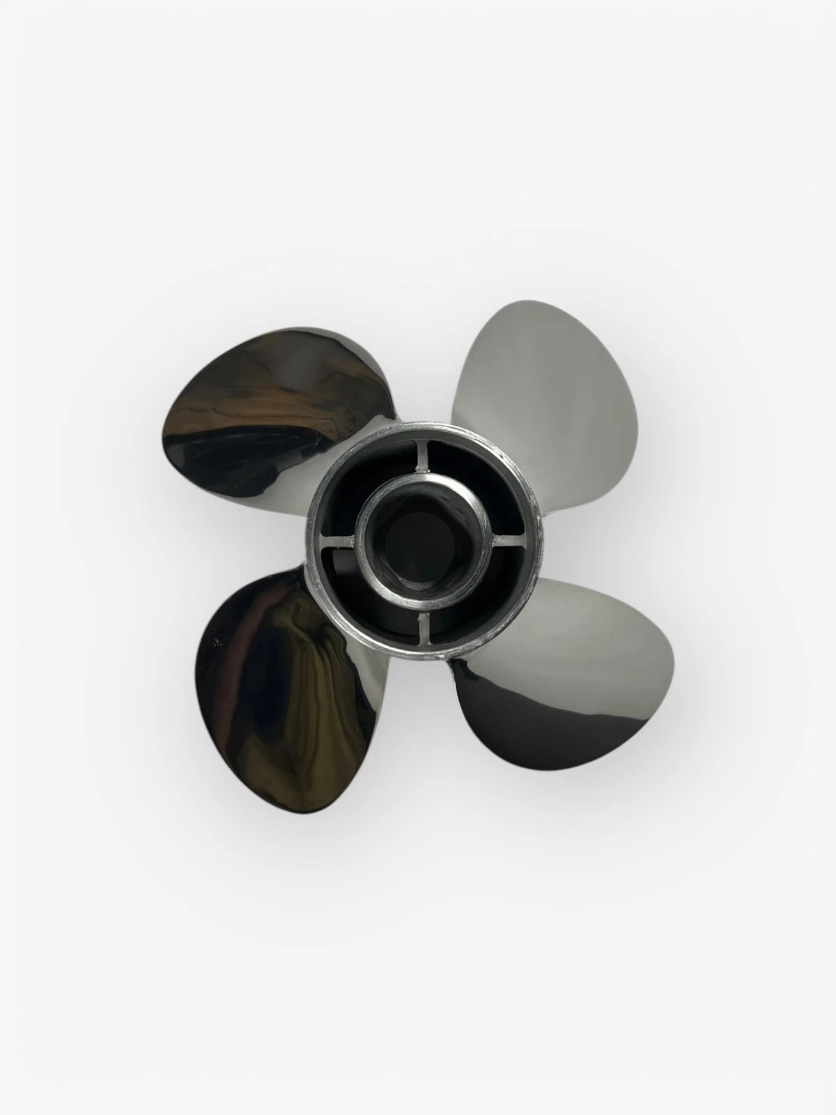 4 x 14 x 21 LH SS Propeller for Evinrude Johnson Cyclone (OEM, 763947)