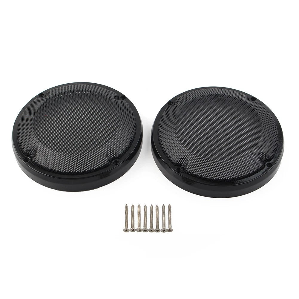 Saddlebag Lid Speaker Grill Mesh Cover for Harley Touring Electra Glide