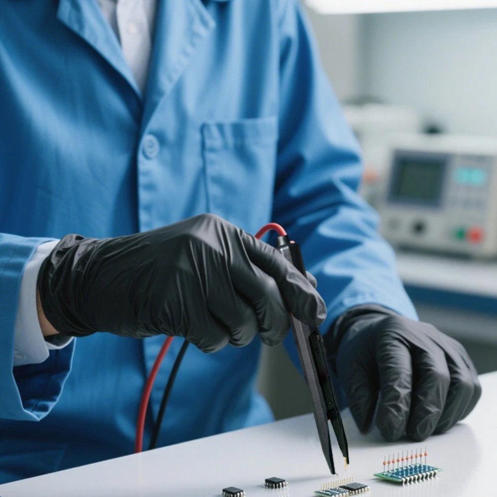 Test Leads for SMD Components with Stable Clamps for LCR Bridge