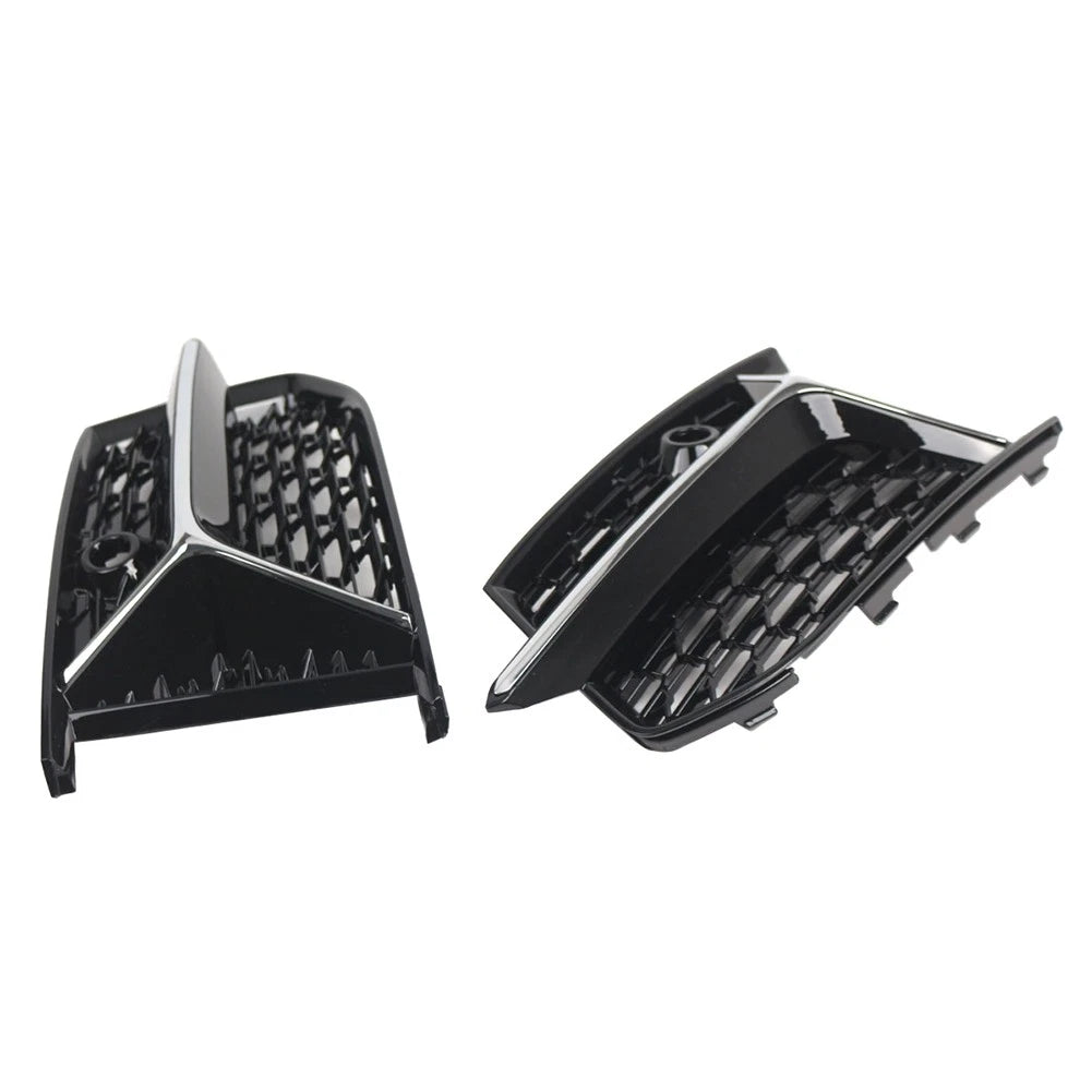 Set of 2 Fog Light Grille Covers for Audi A6 S6 C8 (2018–2024)