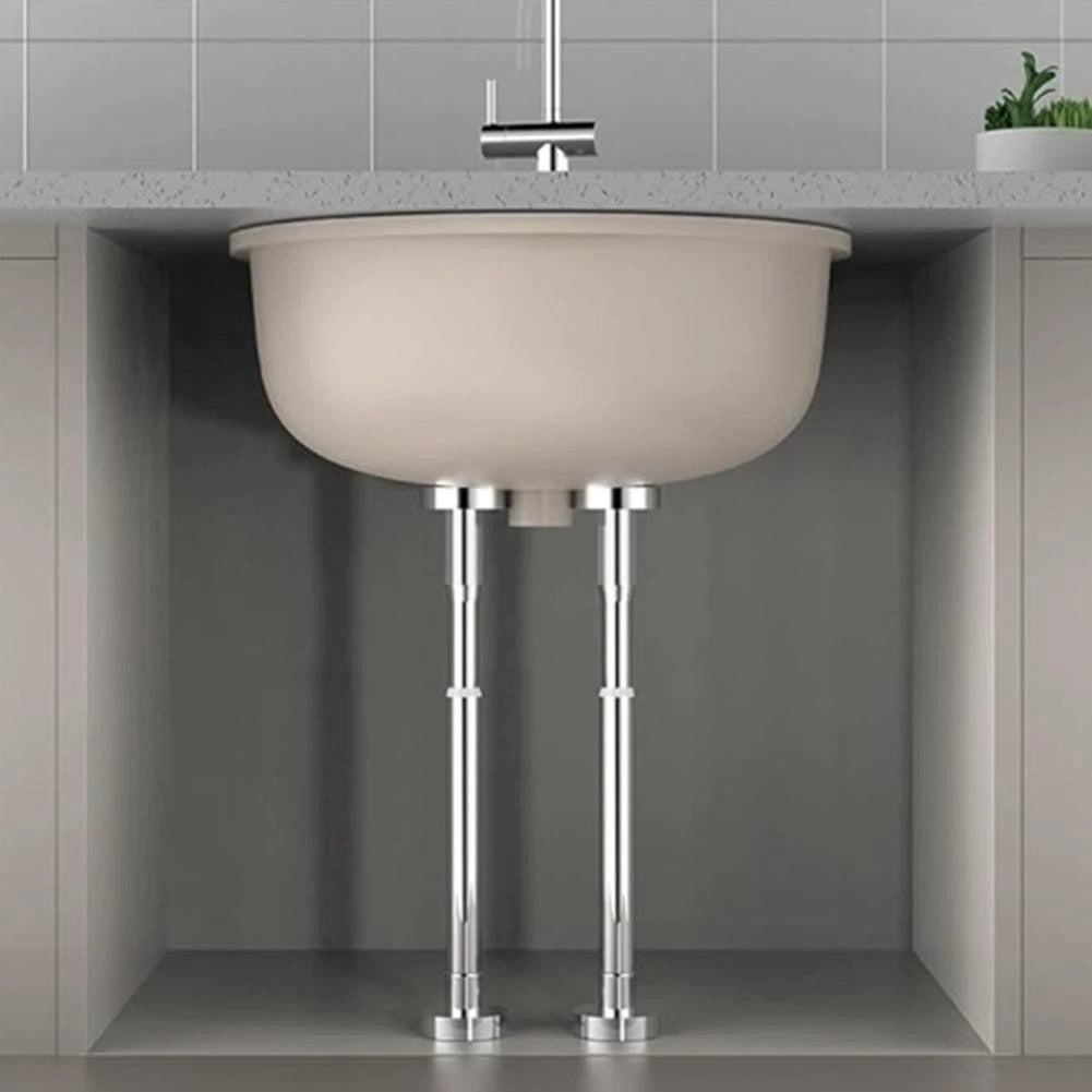 Adjustable Telescopic Support Rod 50-80cm for Home Furniture Stability