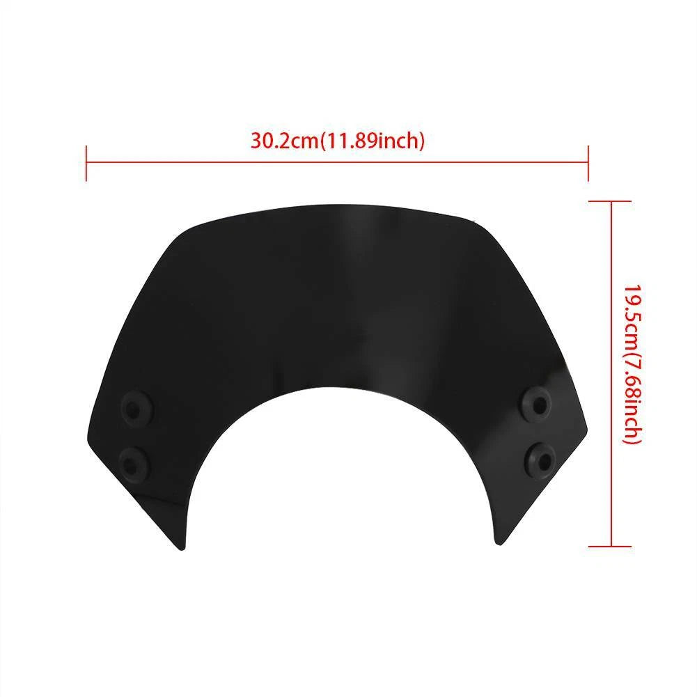 Windshield Deflector with Bracket Kit for Piaggio Vespa GTS125 GTS300 (2005–2023)