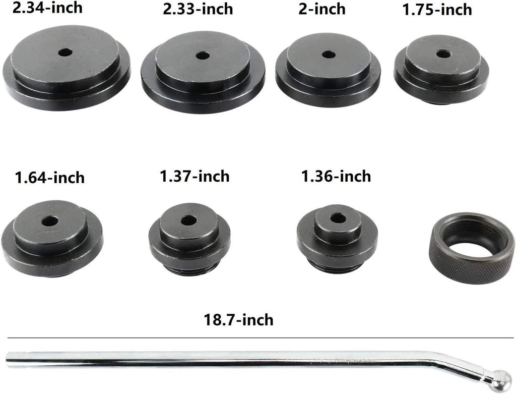 10PC Frost Plug Installer Remover Tool Set for Autos (1" to 2-3/8")