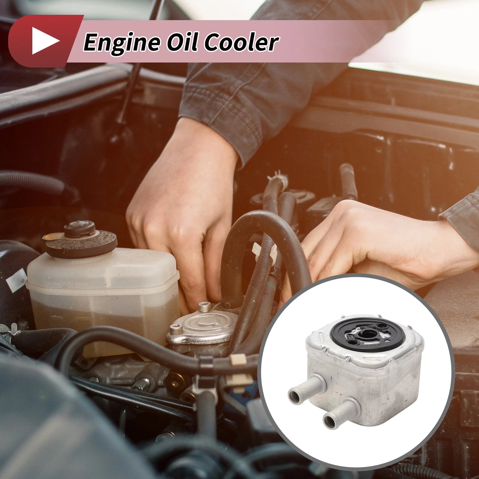 Engine Oil Cooler Replacement for Audi A4 2002-2005 V6 3.0L B6