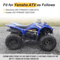 Rear Axle Shaft & Wheel Hubs for Yamaha ATV (5ND-F5381-01-00, 5ND-F5383-11-00)