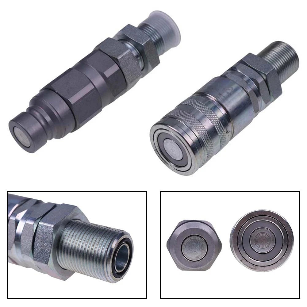 Flat Face Coupler for Standard Flat Valve Structure