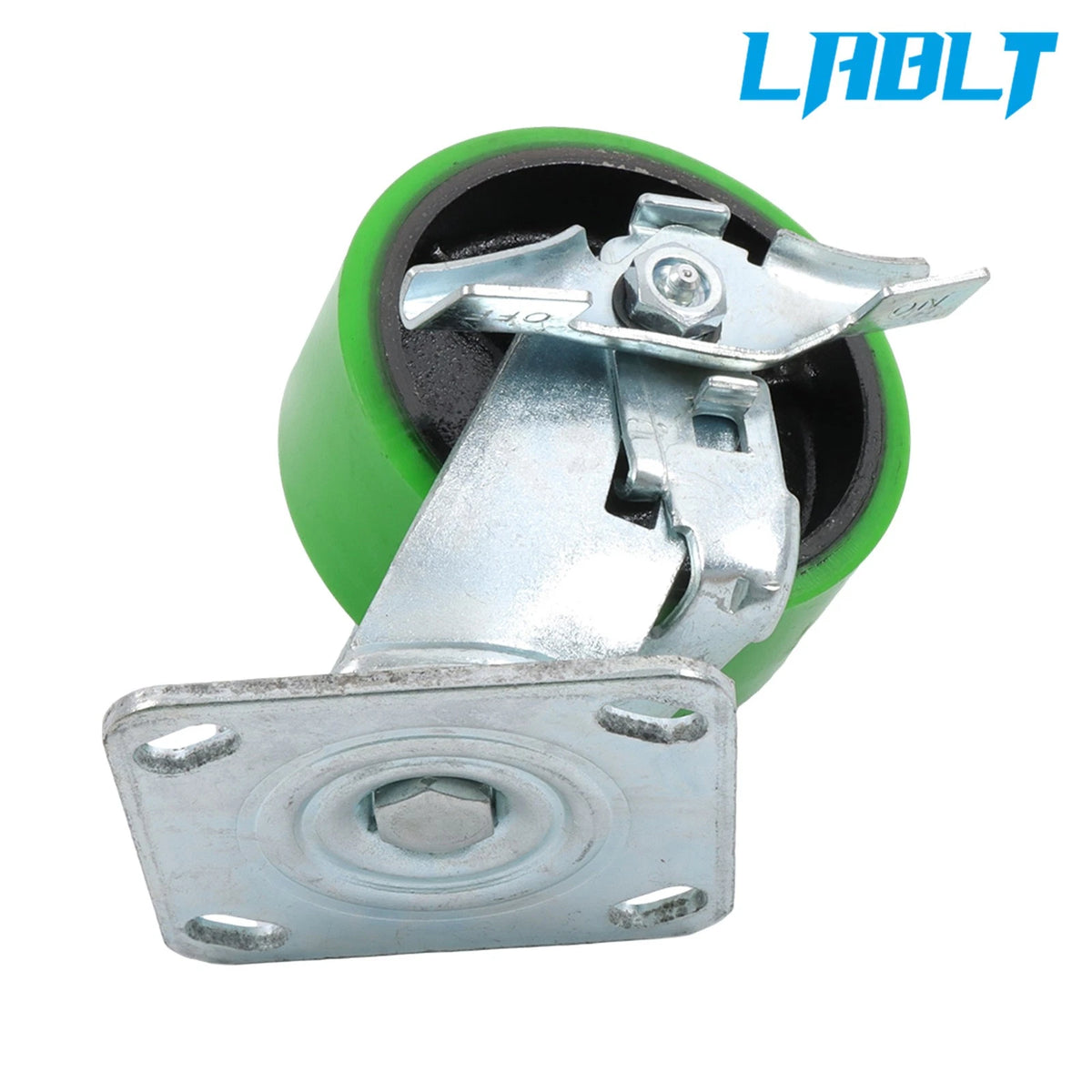 Set of 4 5-Inch Swivel Casters with Side Brakes for LABLT