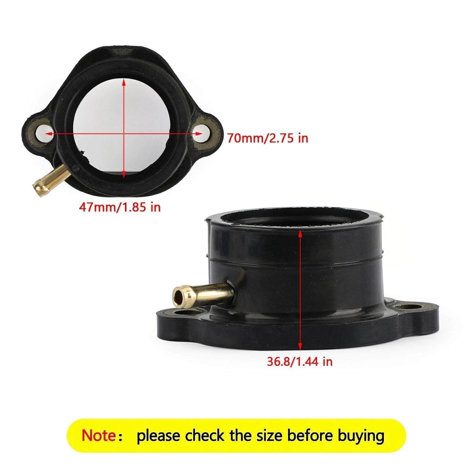Carburetor Boot Rubber Flange for Can-Am Quest 500 650 (2002–2004) 420267270