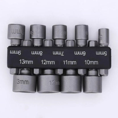9 Piece Hex Bit Socket Set for Metric Drive