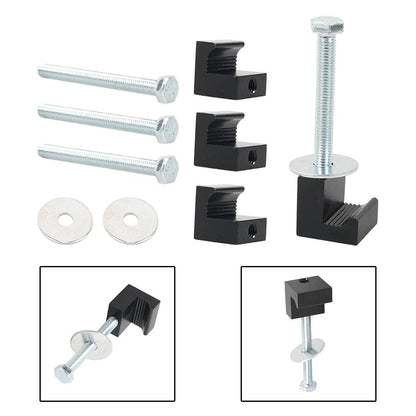 Aluminum Alloy J-Type Clip for Securing Toolbox to Trunk or Cargo Area