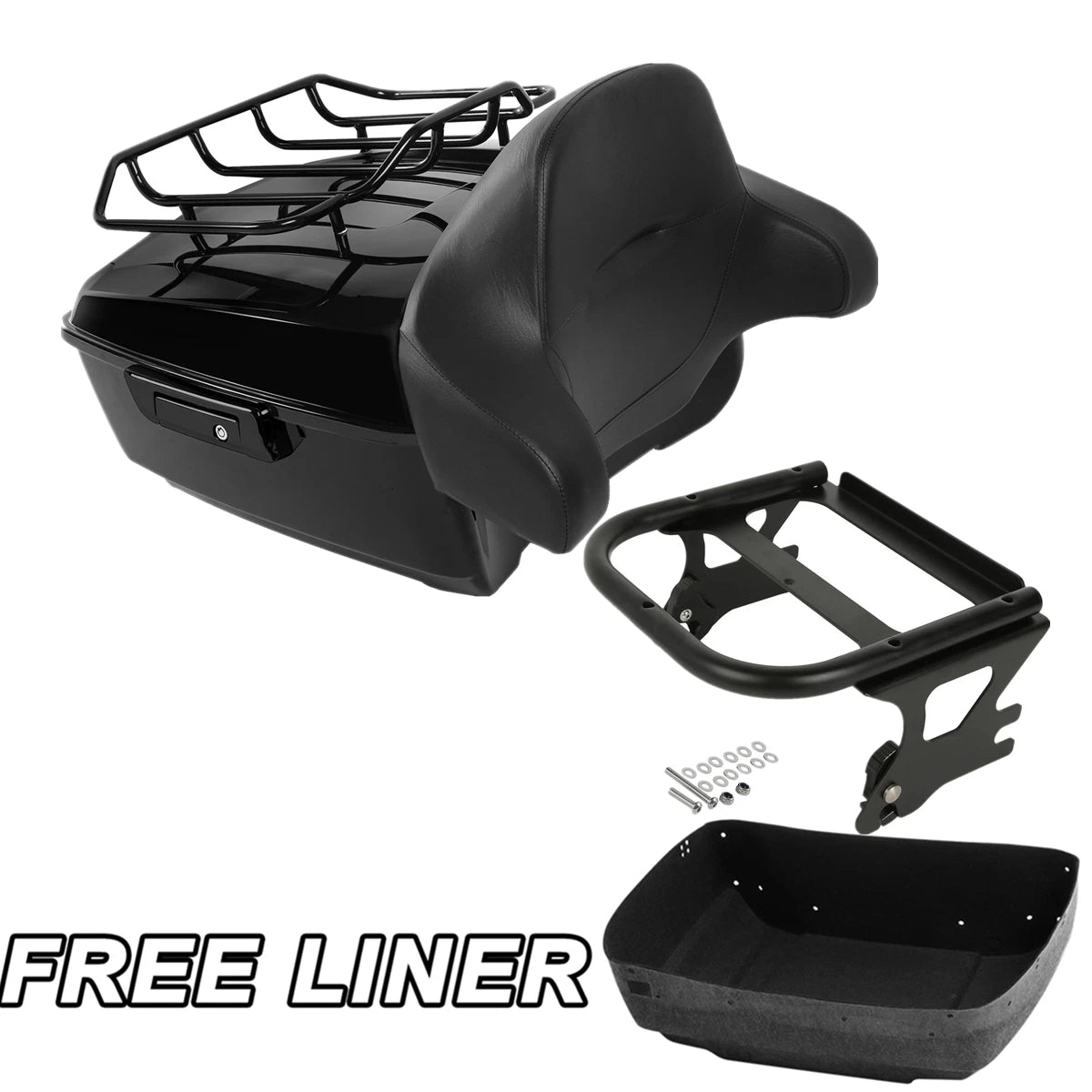 Backrest Pad for Harley Touring Road Glide (1997–2008)