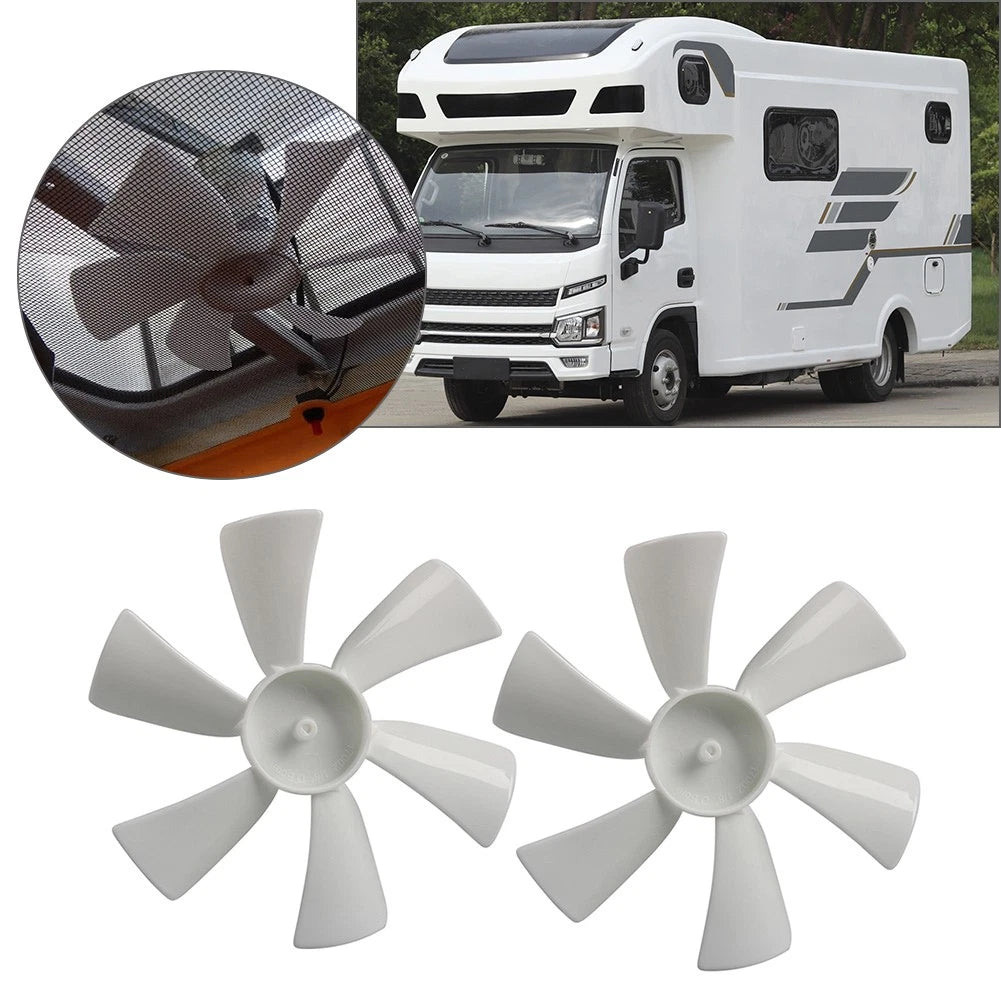 2X Exhaust Vent Fan Blades for RV Trailer Camper (6 Inch)