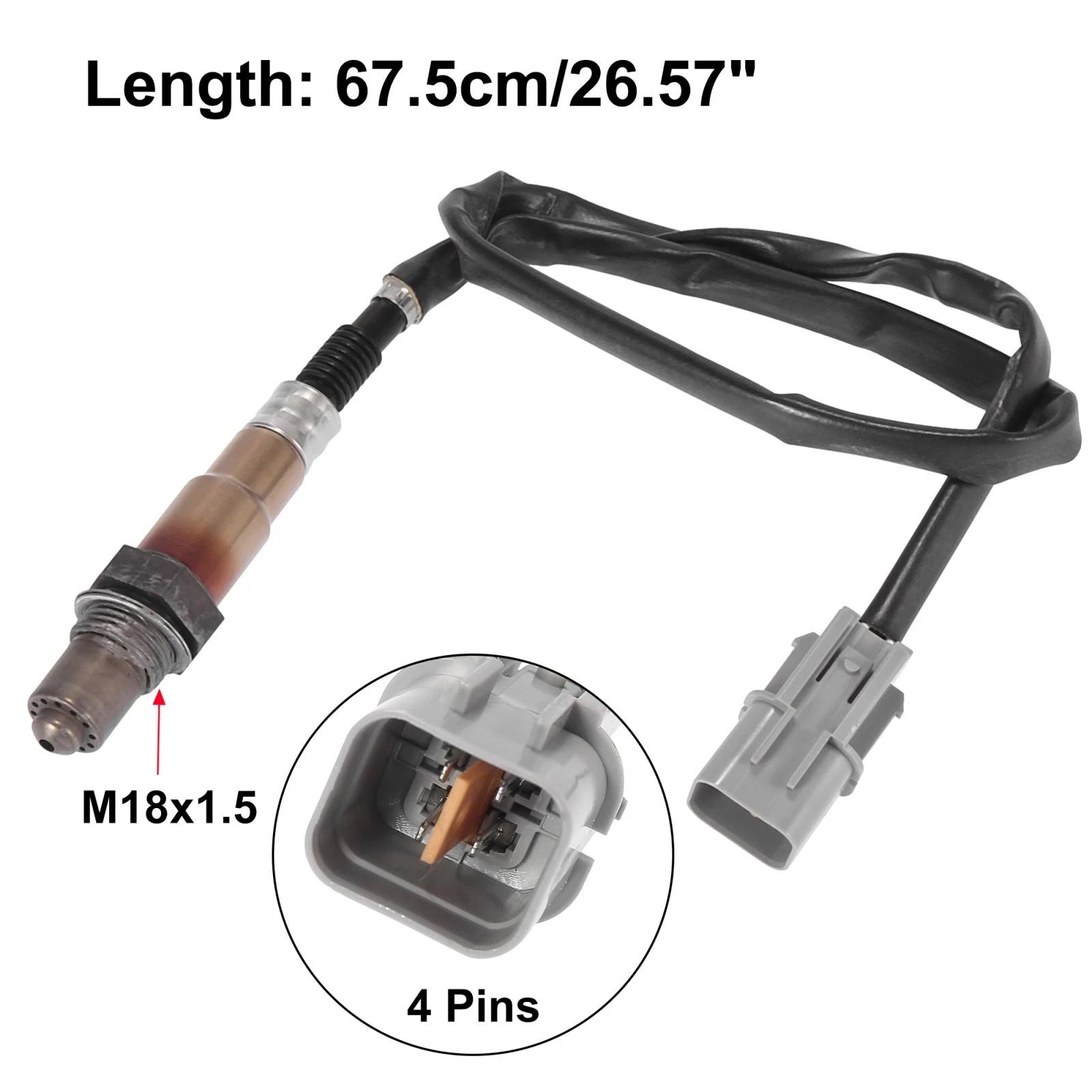 Air Fuel Ratio O2 Oxygen Sensor Rear Replacement for Kia Rio Soul (2012–2016)