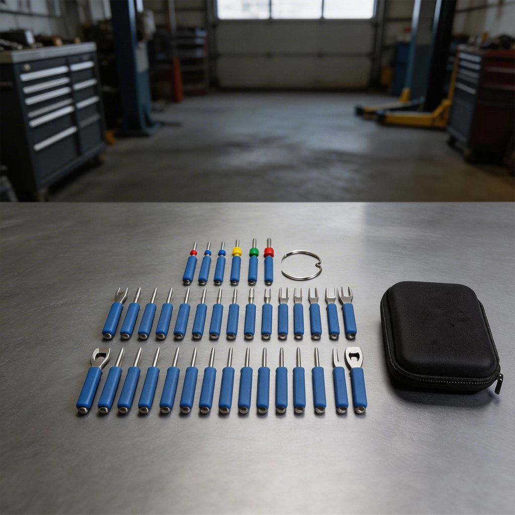 36-Piece Depinning Tool Set for Automotive and Electronics Terminal Extraction