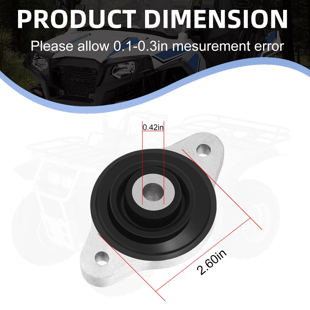 3-Pack Engine Mount Transmission Bracket for Polaris RZR 800 S 4 (2008–2014)