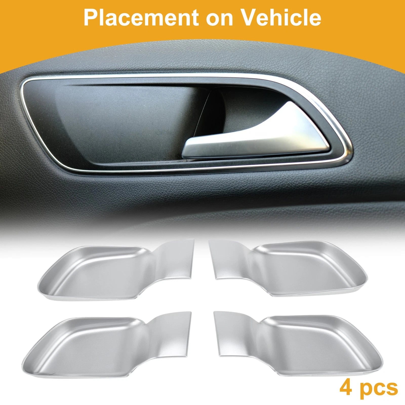 Interior Door Handle Bowl Cover Trim Replacement for Hyundai Sonata (2020–2023)