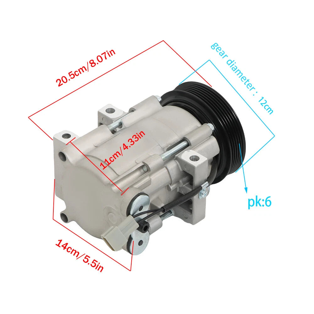 AC Compressor with Clutch for Ford Escape (2001–2007) CO 101640C