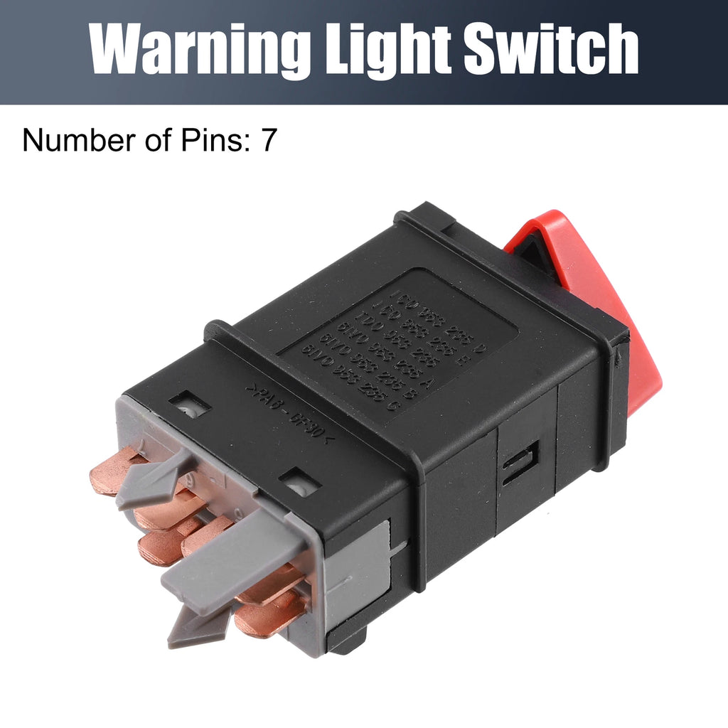 Emergency Flasher Warning Switch 6N0953235B for VW Transporter MK IV (1990–2003)