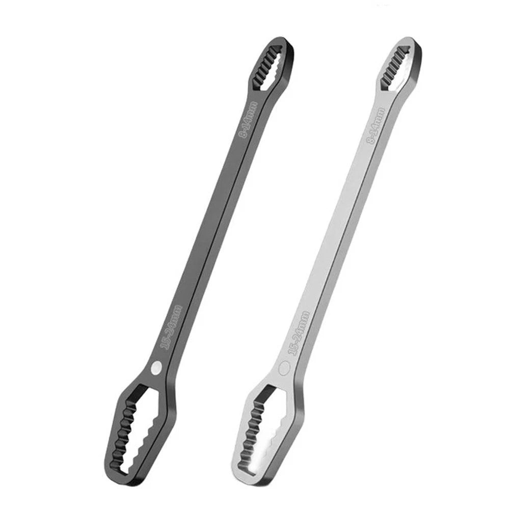 2X Chrome Vanadium Steel Wrench Set for Auto Maintenance
