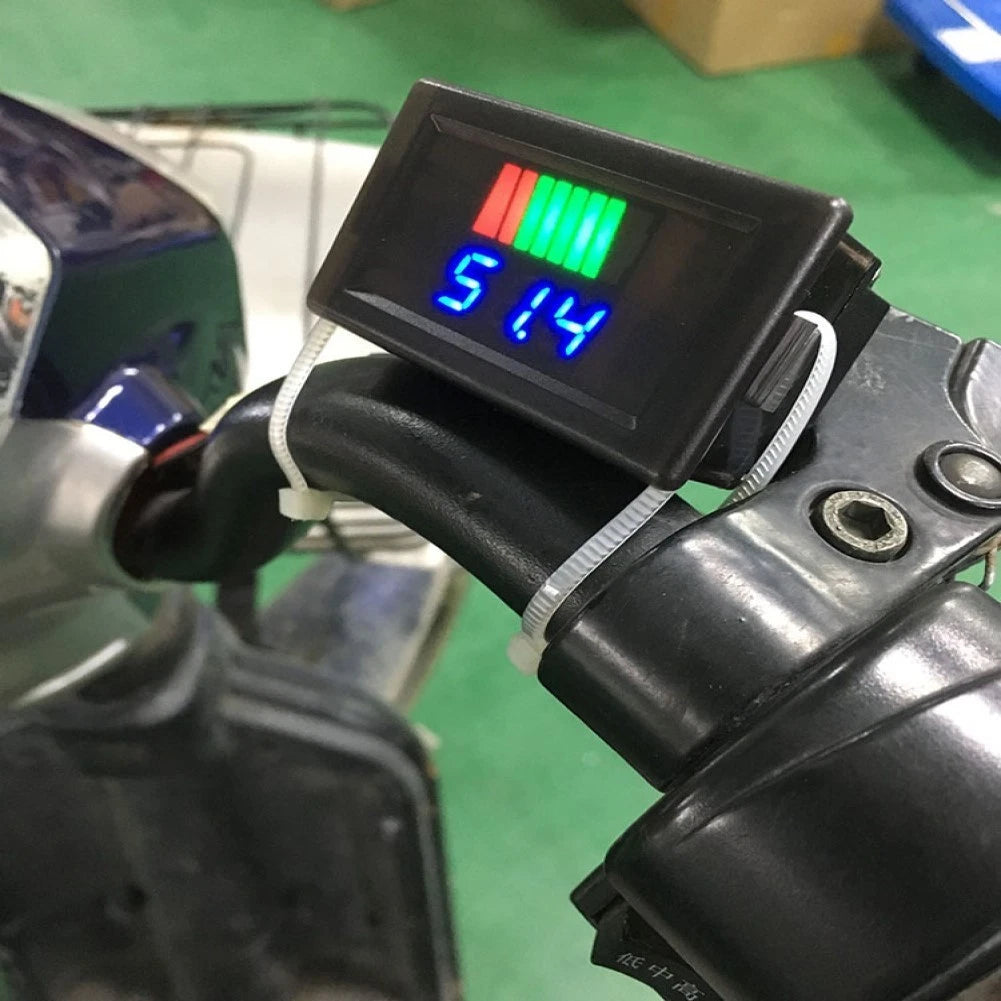LED Digital Voltmeter for Car Marine Motorcycle (12V-60V)