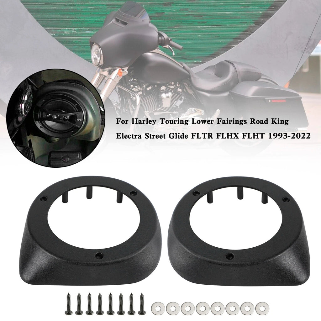 6.5" Speaker Boxes Pod for Harley Touring Road King (1993–2022) T9