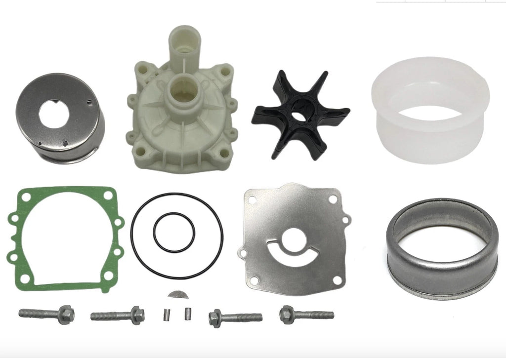 Water Pump Impeller Kit & Spacer Collar for Yamaha 150 175 200 250 HP (61A-W0078-A2)