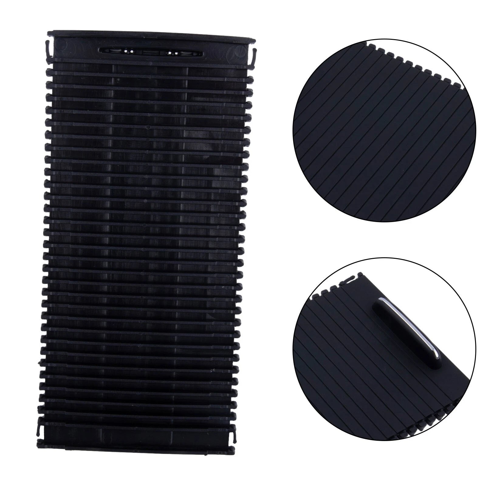 Black Console Roller Blind Cover for Mercedes C Class W204 S204 (2007–2014)